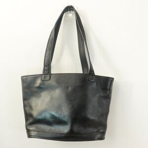 Vintage Coach Bleecker Basket Tote Black‎ Leather Bucket Utility Purse 9302 USA